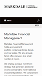 Mobile Screenshot of markdalefinancialmanagement.com